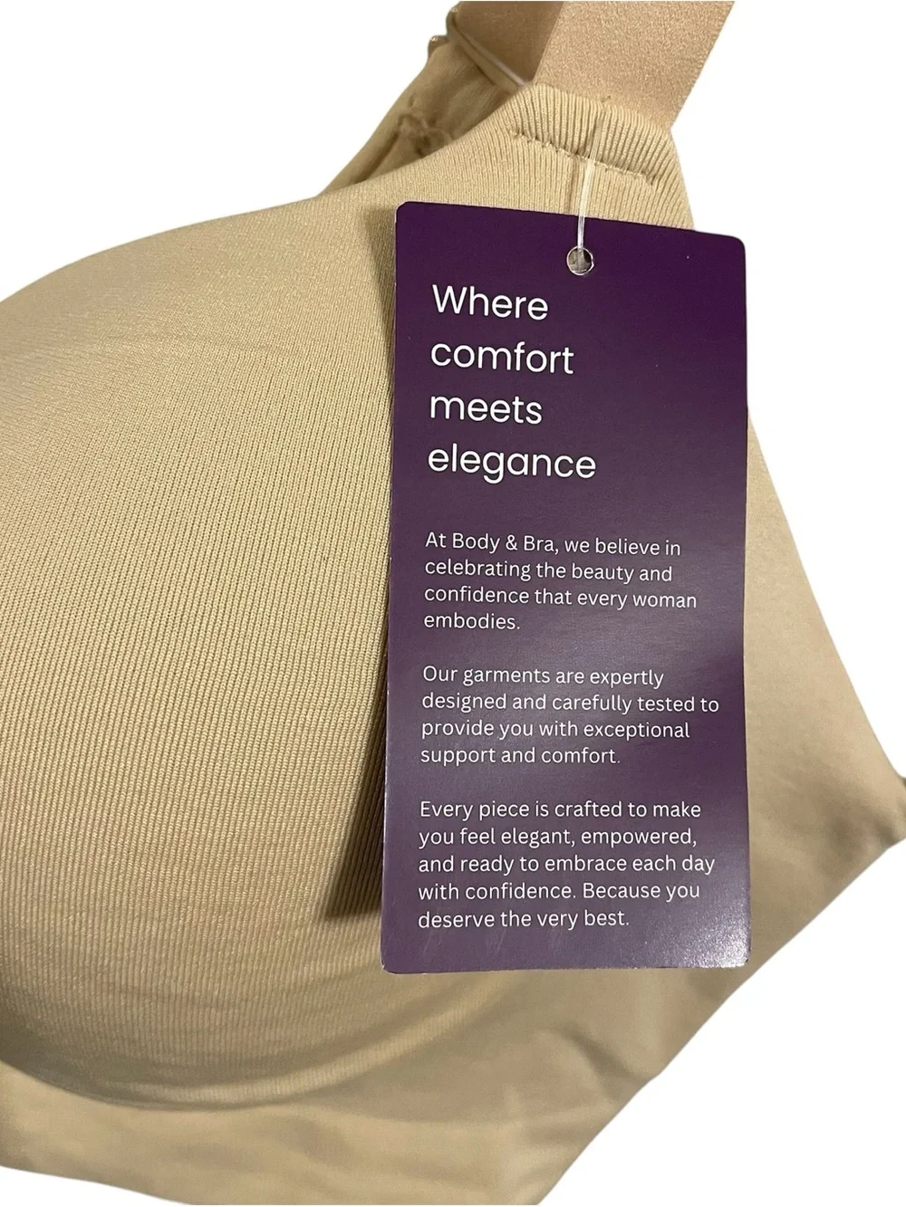 Body & Bra Supportive Comfort Beige 3XL NWT